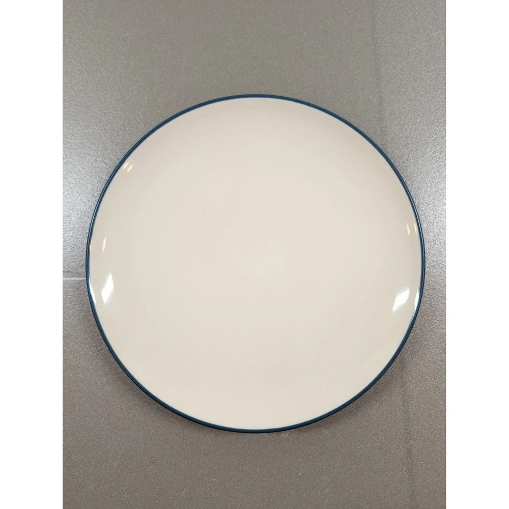 Noritake Colorwave Blue Stoneware Plates Set of 2‎ Dinner Salad Coupe 8484Y